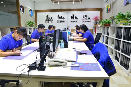 Metal spinning factory team