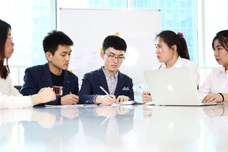 Metal spinning factory team