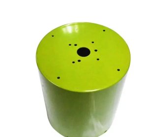 Indoor cylinder green iron light & lamp shade cover