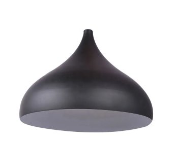 Contemporary decoration metal stainless steel black lampshade dust cover