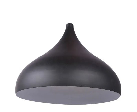 Contemporary decoration metal stainless steel black lampshade dust cover