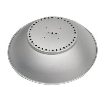 Industrial customized aluminum dome metal brush lamp shade cover