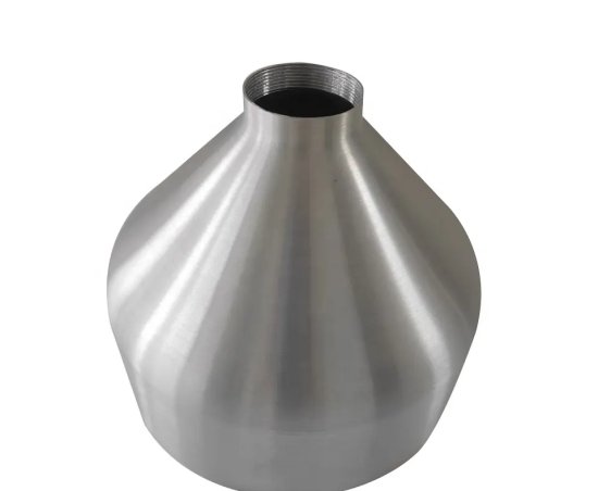 Contemporary customized aluminum parabolic brush lamp shade cover