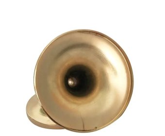 Customized trumpet metal decoration gold floor，table lamp & light base4