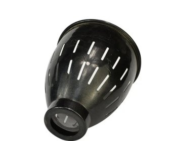 Custom metal cone spinning black coating light and lamp cover1