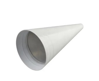 Hanging white coating cone light & lamp shade frame3