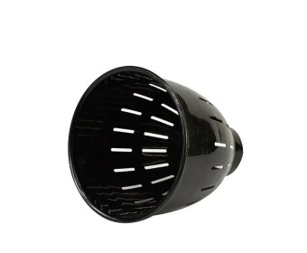 Custom metal cone spinning black coating light and lamp cover