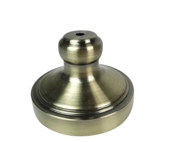 Custom antique bronze led table lamp shade base