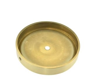 Round metal brass floor lamp and light base2