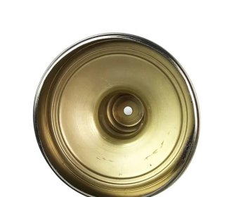 Custom antique bronze led table lamp shade base2