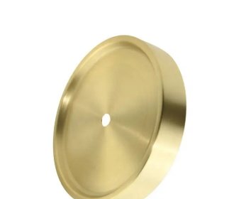 Round metal brass floor lamp and light base5