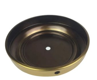 Antique brass table lamp shade base3