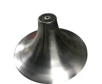Trumpet metal stainless steel lamp and light base