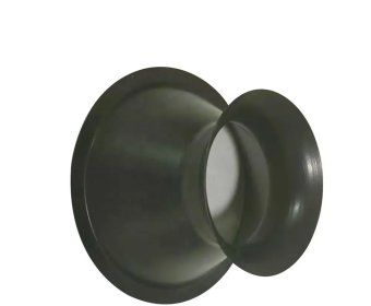 Custom spinning aluminum venturi tube air vent cover