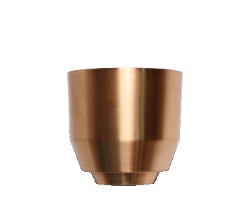 Modern metal white flower pot planter with stand home decor