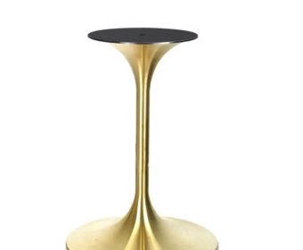 High quality trumpet brush stainless steel table base