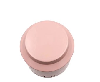 Home decorative pink metal planter flower pot shape3