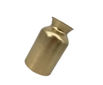 Nordic aluminum gold table decoration vase2