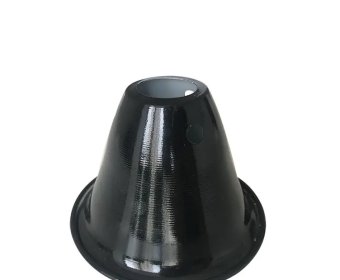 custom indoor black coating led light cover