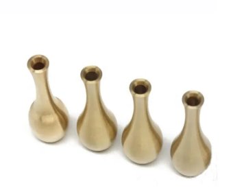 Antique golden brass flower vase mini for decor4