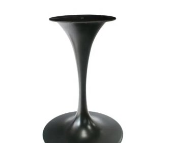 High quality trumpet brush stainless steel table base2