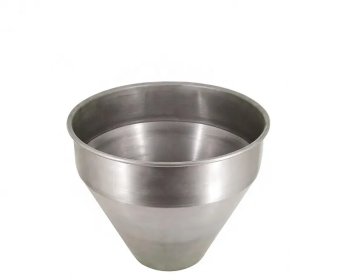 Custom metal spinning large cone stainless steel funnels