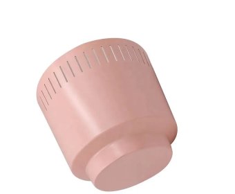 Home decorative pink metal planter flower pot shape2