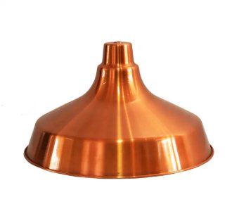 Custom modern metal spinning hanging lamp shade cover1