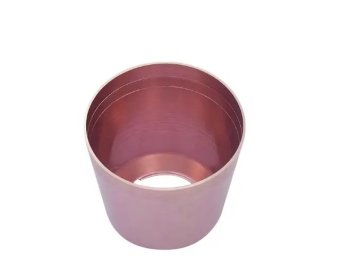 Bell shaped anodized metal mini lamp shade frame2