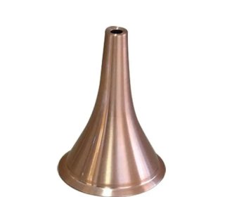 Antique copper table lampshade base Holder