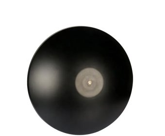 Custom indoor hanging metal black coating lampshade3