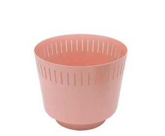 Home decorative pink metal planter flower pot shape1