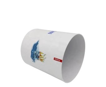 White metal logo aluminum spinning trashcan4