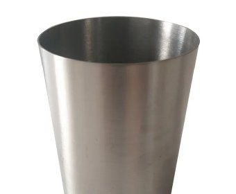 Small stainless steel silver flower table vase home decor5